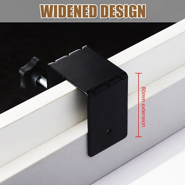 Kabinet Hardware Jig Universal C Klemme, 2 stk. Skuffe Fastgørelsesklemme til nøjagtig og hurtig installation af dørfrontknopper, trækgreb, fleksible borehulsguidepositioneringsværktøjer