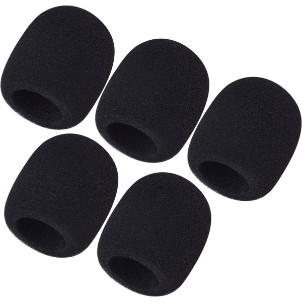 20 Pack Foam Mic Cover Handheld Microphone Windscreen (20 Pack),black