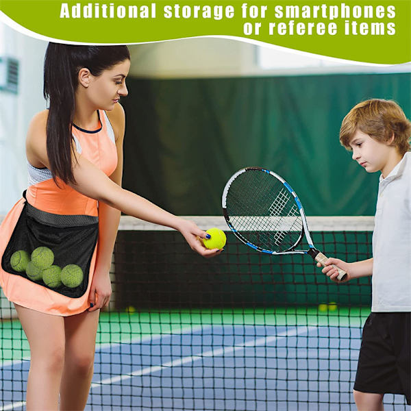 Tennis holder, pickleball bag for women and men, holds 8 tennis balls