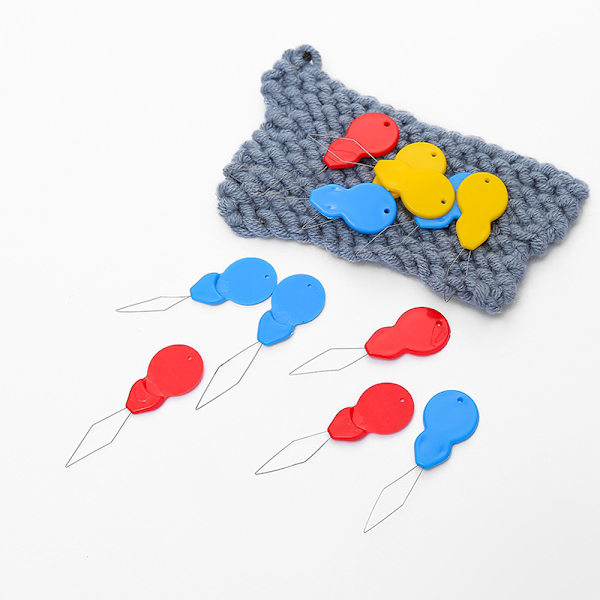 100 stycken kalebassformade plastnåltrådar, plasttrådsögla DIY