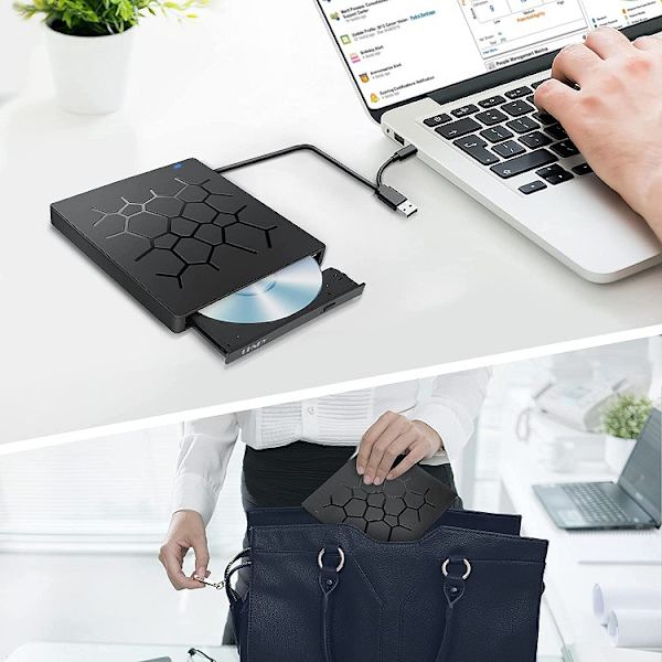 7 i 1 multifunksjonell optisk stasjon stasjonær datamaskin usb3.0 ekstern