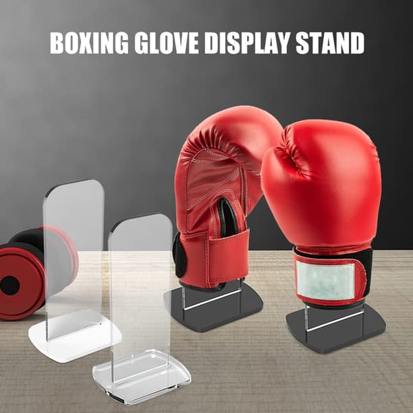 2PCS Boksehanskeholder Boksehansker Displaystativ Baseballhanske Displayholder Rack Collection Displayholder ,transparent