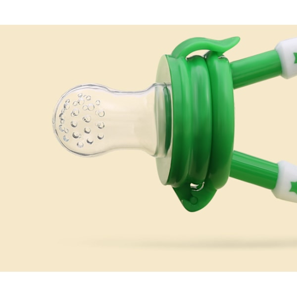 Babymatare Fruktmatare Spädbarn Matdispenser Silikon Spädbarn Matdispenser Sked