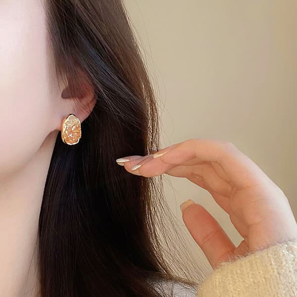 Moderne Rhinestone Statement Dangle Øreringe Store Farverige Krystal Ch