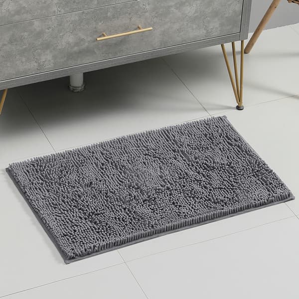 Chenille badrumsmatta, badrum sovrum kök vattenabsorberande halkfri