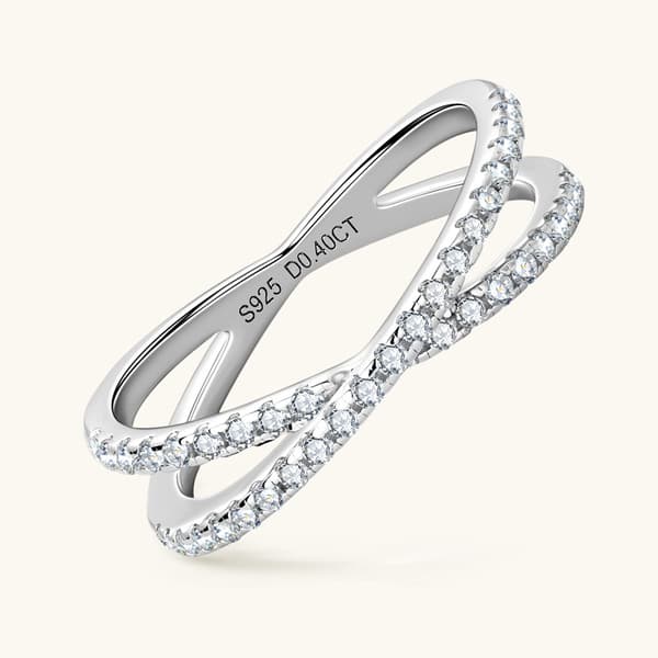 Moissanite Ring Ring Style style kors 925 sterling silver ring