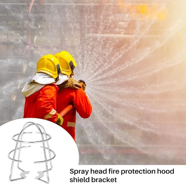 Brandsäkerhet Silver Ram Ring Sprinkler Skyddskåpa Låshakar
