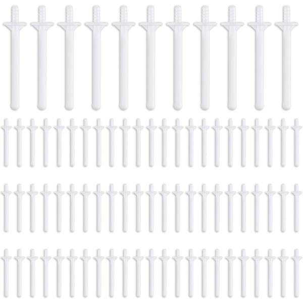 100pcs Nose Wax Sticks Applicators Plastic Wax Rod Nose Wax Strips Nos