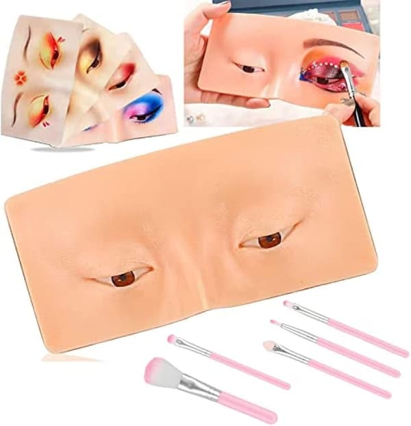 Makeup øvelsespanel - Begynder skønhed øjenmakeup øvelsespanel, makeup