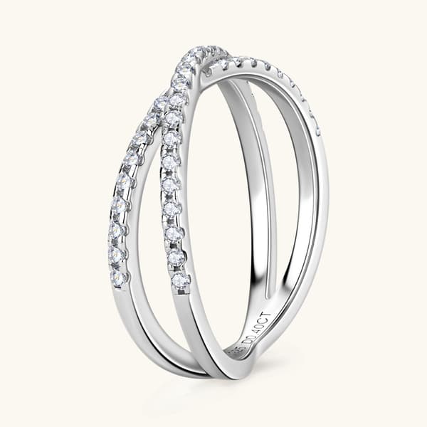 Moissanite Ring Ring Style style kors 925 sterling silver ring