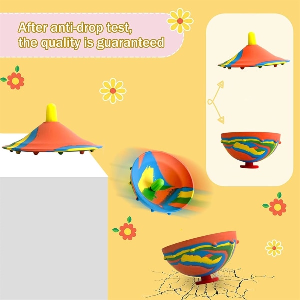 Kamouflage studsboll, studsboll leksaker för barn, kreativ kamouflage studsboll fingertopp leksak, gummi cool spinning