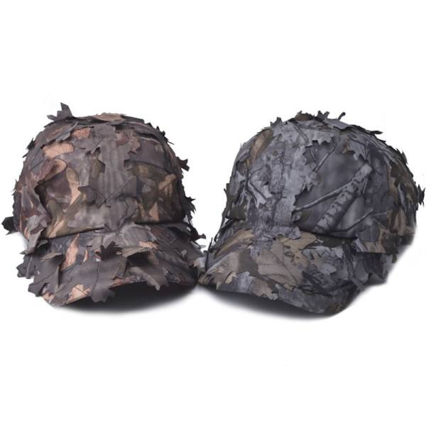 3D-blader Boonie-hatter Jungel Woodland Camo Snipers for Menn Taktisk Hu