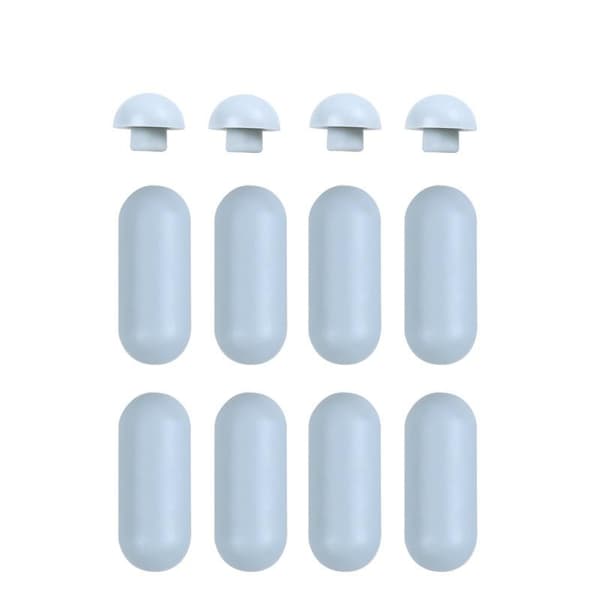8 Stk. Universal Toiletsæde Buffer Universal Toiletsæde Buffer Kit Plastik Toiletsæde Bumper Udskiftning