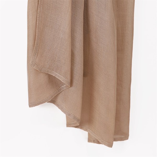 1 stk skjerf, gullfarget hijab Eid-gave fest Morsdagsgave Ramadan Mot