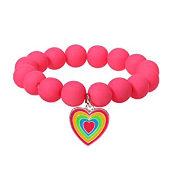 Enhörning Pärlor Hänge Armband för Barn Flicka, 6PC, Regnbåge Monster Sol