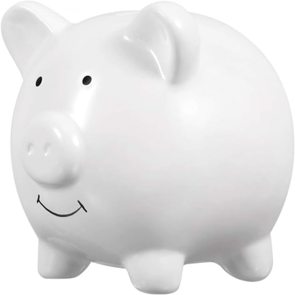 Keraaminen säästöpossu: Söpö sika-rahapankki tytöille pojille koristeellinen kolikko