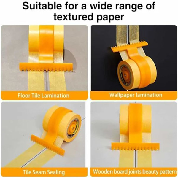 Dobbeltrække rullende afdækningstape applikator dispenser, Masking Master T