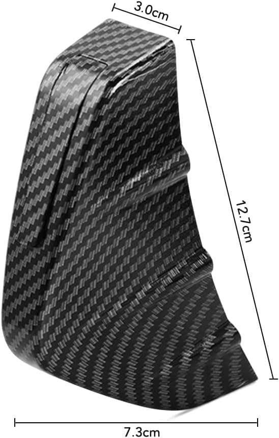 Spoiler Front Lip 4pcs Universal Car Carbon Fiber Pattern Pattern Hajfena Bakre Spoiler Bil Bakre Stötfångare Lip Diffuser Ström (4pcs)Funktion