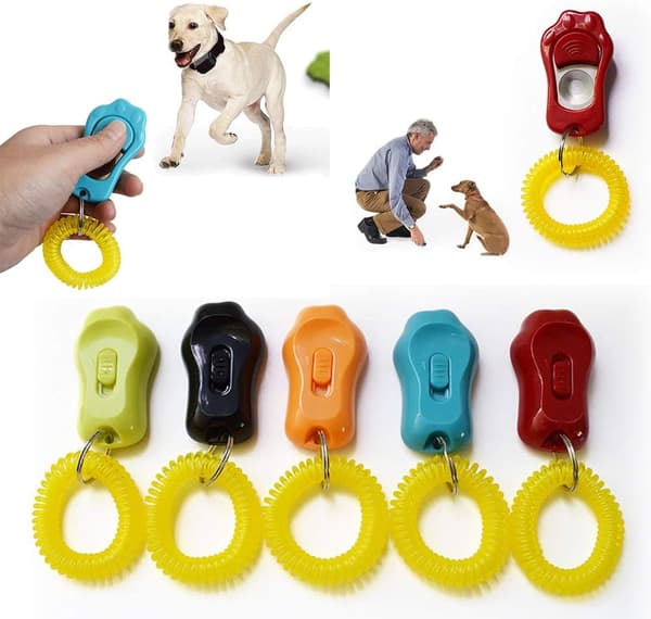 Kæledyr Tilbehør Tre Grader Juster Lyd Hund Træning Lydighed Clicker