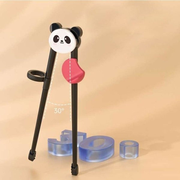 3 kpl sarjakuva panda eläin syömäpuikot harjoittelu apulainen, söpö pöytäastiat oppia työkalut keittiövälineet ja vempaimet syömäpuikot