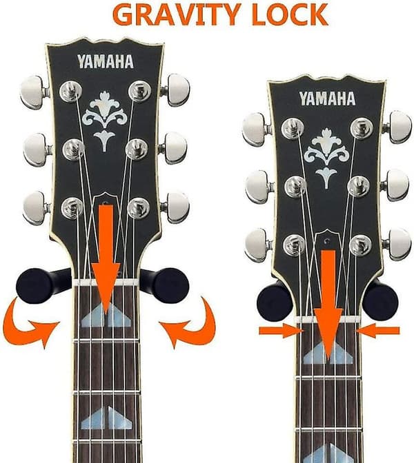2-delt håndklædeholder guitar krog guitarholder vægmontering guitar vægmontering