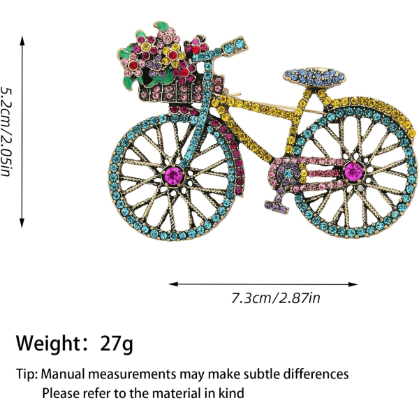 Cykelbrosch i strassform för damer och flickor