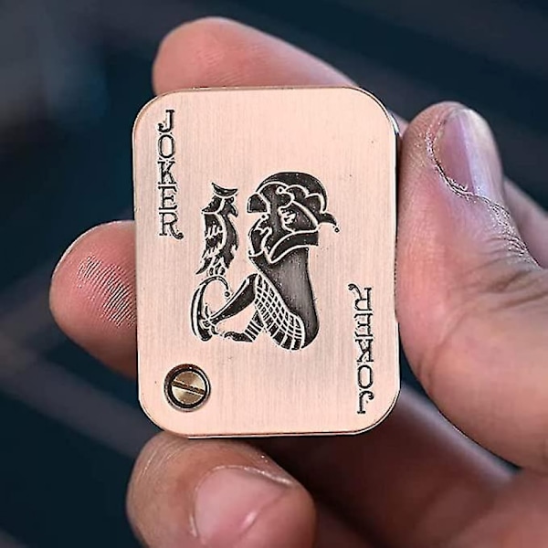 Magnetiske Metal Fidget Legetøj - Metal Poker Push Card Fidget Slider Stress Relief Legetøj, Fidget Spinner Mens Edc Legetøj Fidget Legetøj Haptisk Mønt