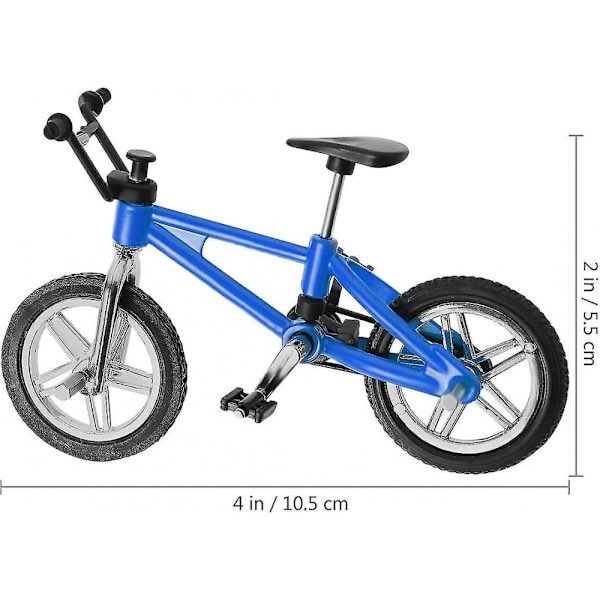 Fingercykler Bmx, Finger Mountainbike, Mini Model Ornamenter - 4stk