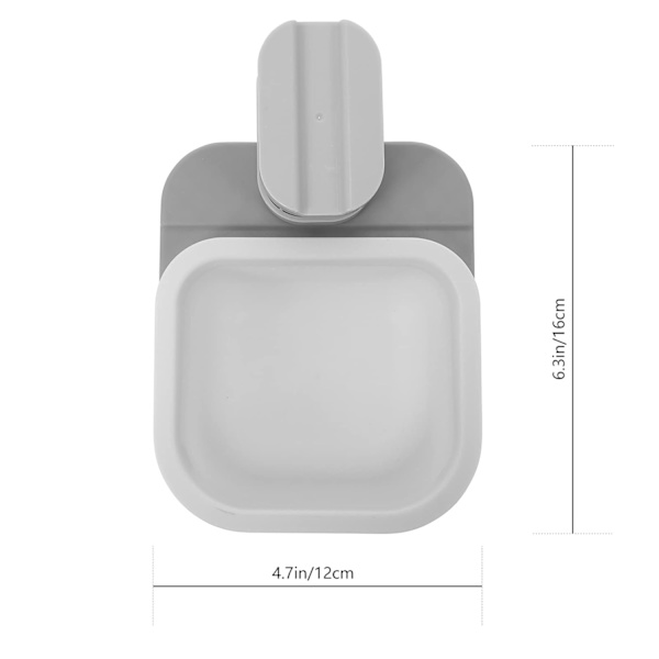 Bordmontert søppelbøtte Mini skrivebord hengende søppelbøtte Liten søppelbøtte Sminkeputer Søppelholder for kaffebord Toalettbord Kjøkken