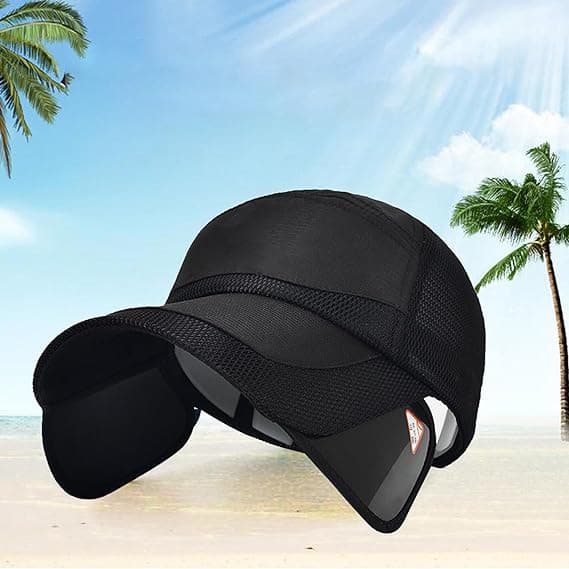 Baseball Cap, Sommer Baseball Solhatter Pustende Canvas Baseball Cap
