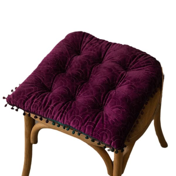 Styckförpackning - 40x40cm - Fuchsia Kudde Plysch Golvkudde för Sovrum - Dekorativ Kudde för Sovrum, Soffa, Stol