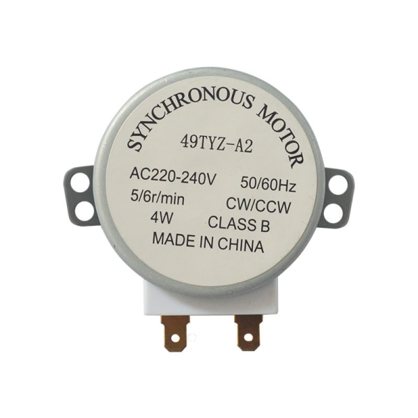 Ac 220-240v 50/60hz 5/6rpm 4w dreieskive synkronmotor for Miniwave