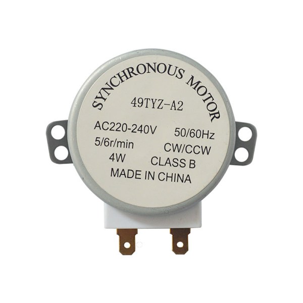 Ac 220-240v 50/60hz 5/6rpm 4w Synkronmotor för skivspelare för Miniwave