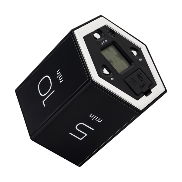 Kube Timer, Hex Flip Timer Tidsstyring Magnetisk Bærbar Mute Func