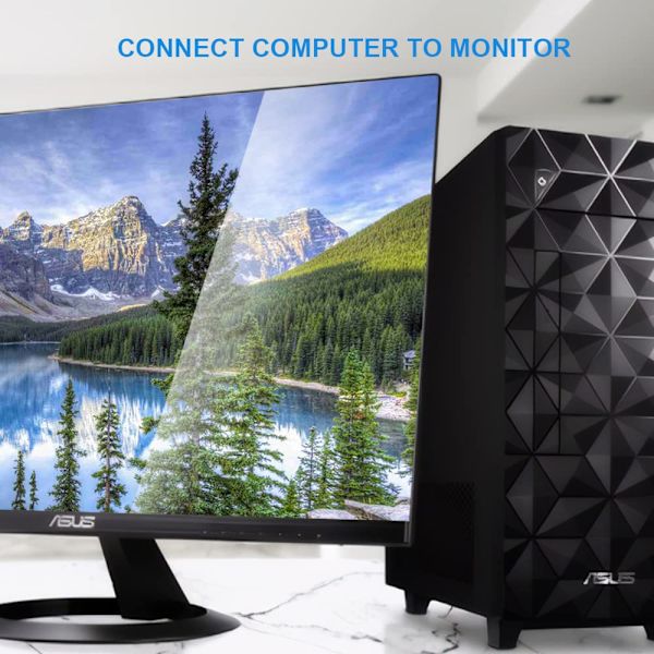 VGA-kabel, VGA til VGA-kabel 1,5 m / 5 fot videokabel Støtte 1080P Full