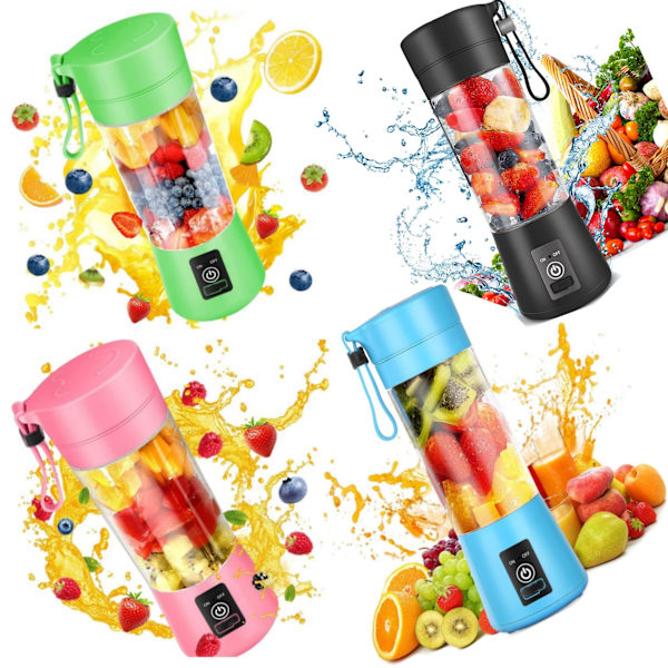 Bärbar uppladdningsbar liten juicekopp, multifunktionell juicekopp med