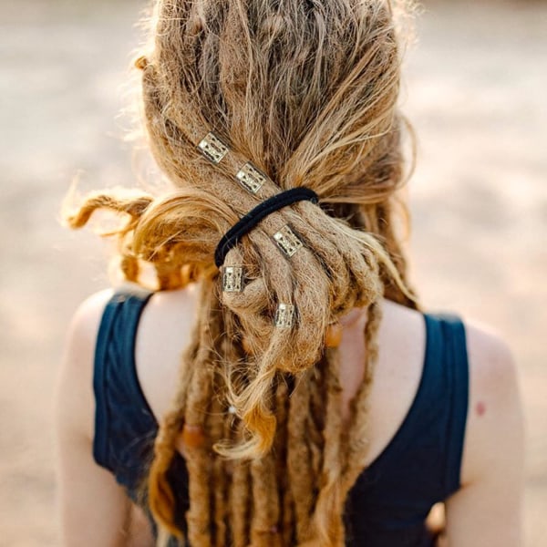 18 st håraccessoarer  Hårsmycken för kvinnor Flätor, Dreadlock-pärlor