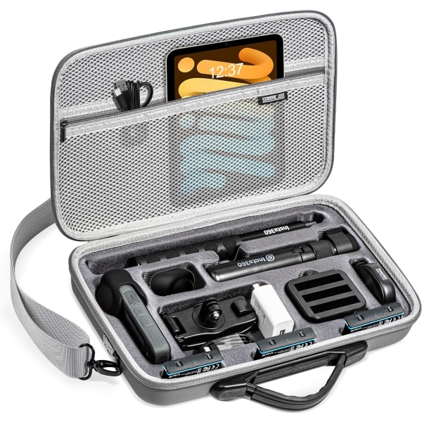Bæreveske for Insta360 X3 kamera, Hard Shell Bag Travel Case Compa