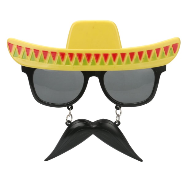 Fiesta Mustache Solbriller Festartikler En Størrelse