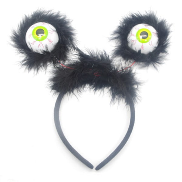 Light-up Eyeballs Headbands LED Hair Hoop Big Eye Ball Headpiece Hair