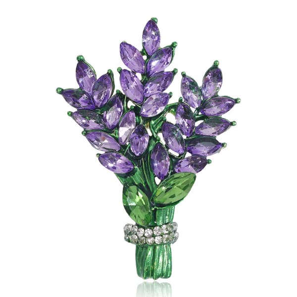 Laventelikukka rintaneula kide strassi tulppaani rintaneula elegantti asuste