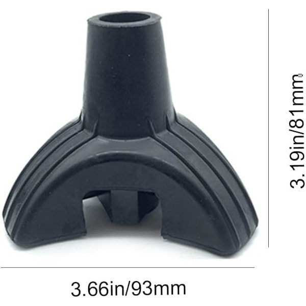 Kæp Spidser, 3/4 Tommer Heavy Duty, Selvstående, Tripod Skridsikker Gummi