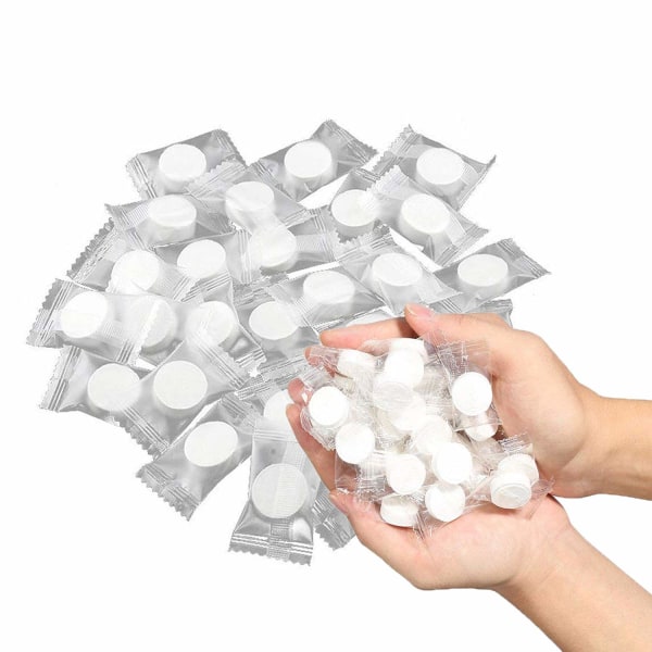 200 Pieces Compressed Towels Portable Disposable Mini Compressed Coin