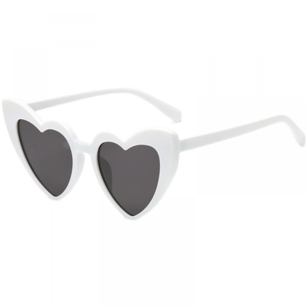 White Heart Sunglasses, Heart Shaped Sunglasses Love Heart Sunglasses