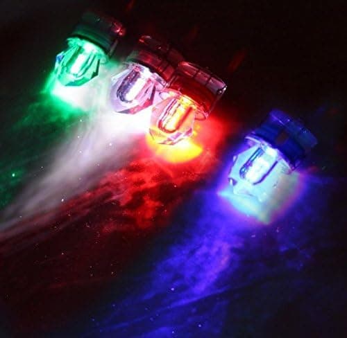LED 5 stk. Dyb Drop Undervandsfiskeri Lys Diamant Rørformet Stil Agn