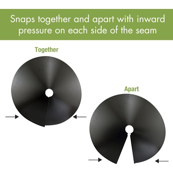 Uppgradera Wrap Around Squirrel Baffles Proof Bird Feeders and Poles, Out