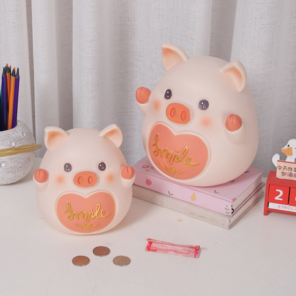 Gris Piggy Bank Dekoration Piggy Bank til Børn Børn Fødselsdag Gave C