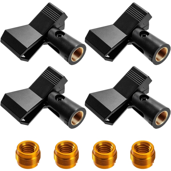 Universell mikrofonhållare, mikrofonklämma, mikrofonklämma med skruvadapter