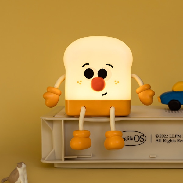 Ny toastlampe, klovn-stil rød næse, justerbar længde af hænder og f