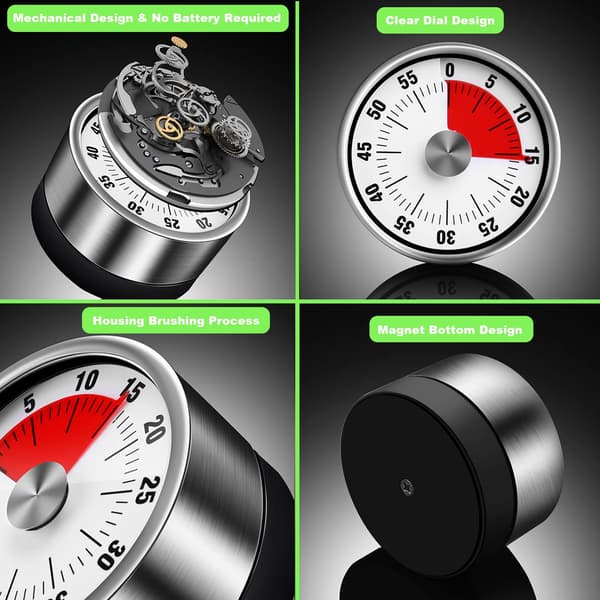 Kök Timer, Magnetisk Kök Timer, Matlagningstimer för Kök med